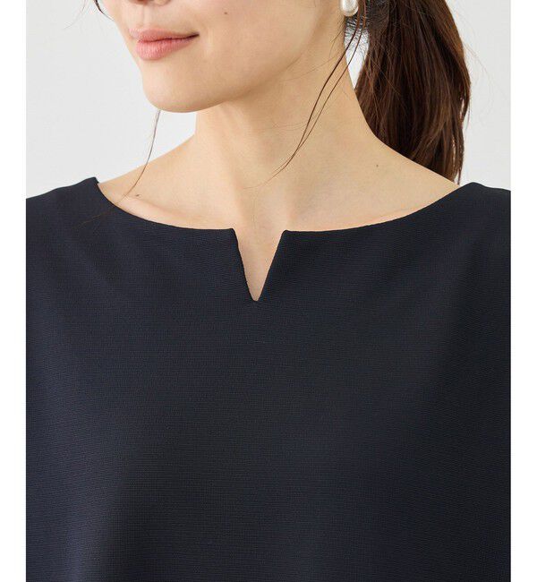 Rope&rsquo;Picnic「ランタンスリーブリップルカットトップス」|Tシャツ・カットソー|