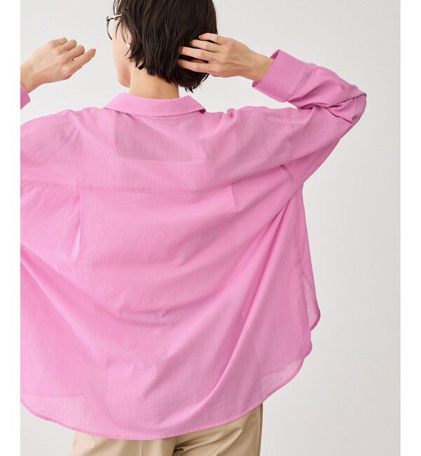 Rope&rsquo;Picnic「お着軽シャツシリーズ コットンボイル2WAYカシュクールシャツ/接触冷感・通気性」|シャツ・ブラウス|