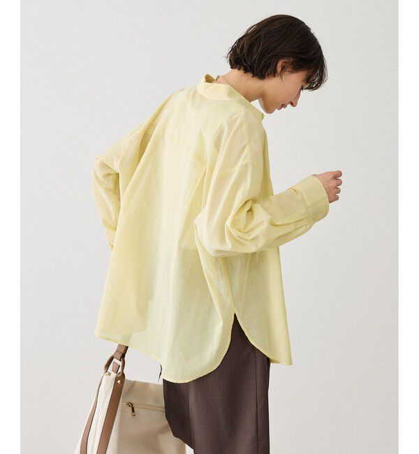 Rope&rsquo;Picnic「お着軽シャツシリーズ コットンボイル2WAYカシュクールシャツ/接触冷感・通気性」|シャツ・ブラウス|