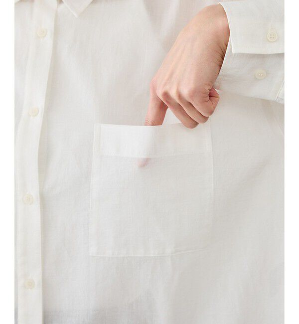 Rope&rsquo;Picnic「お着軽シャツシリーズ コットンボイル2WAYカシュクールシャツ/接触冷感・通気性」|シャツ・ブラウス|