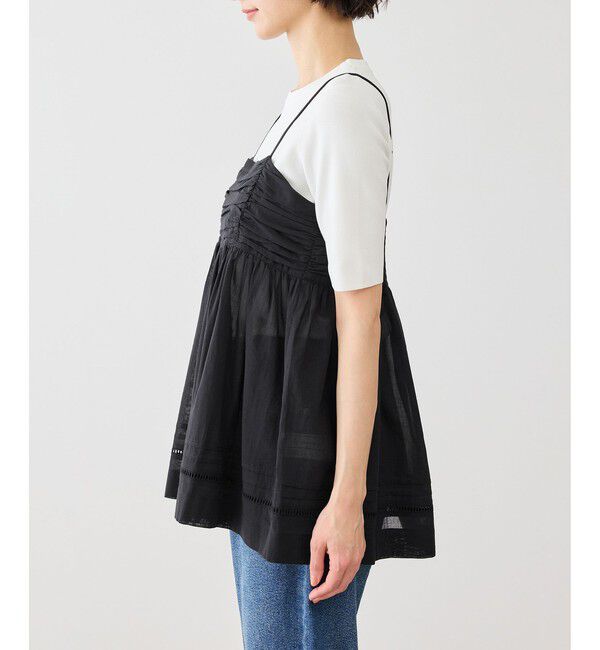 Rope&rsquo;Picnic「お着軽シャツシリーズ コットンボイルキャミソールブラウス/接触冷感・通気性」|シャツ・ブラウス|