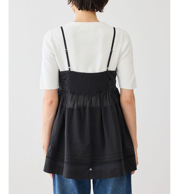 Rope&rsquo;Picnic「お着軽シャツシリーズ コットンボイルキャミソールブラウス/接触冷感・通気性」|シャツ・ブラウス|