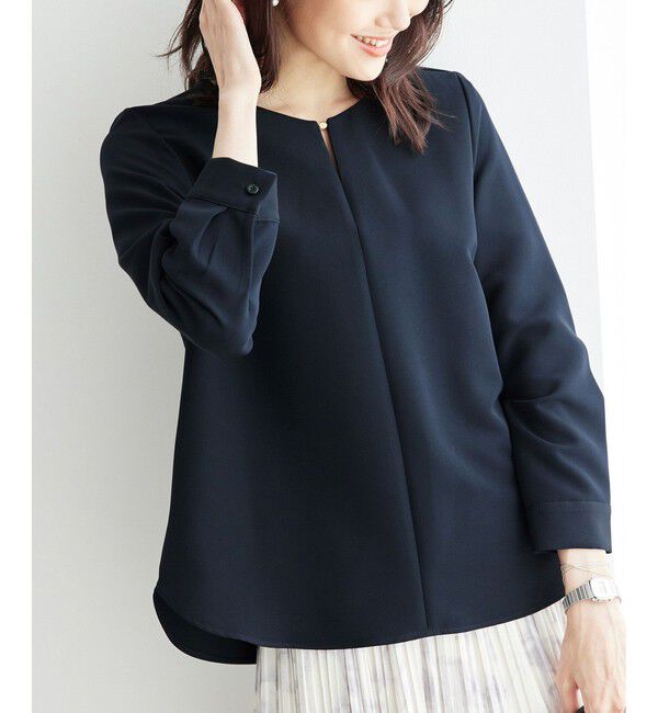 Rope&rsquo;Picnic「360&deg;ウルトラストレッチ フロントホックブラウス/2WAY」|シャツ・ブラウス|