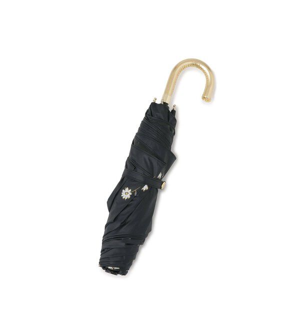 ROPE PICNIC PASSAGE「【Wpc.】遮光ゴールドラインマーガレットmini折りたたみ傘/晴雨兼用・UVカット」|傘|