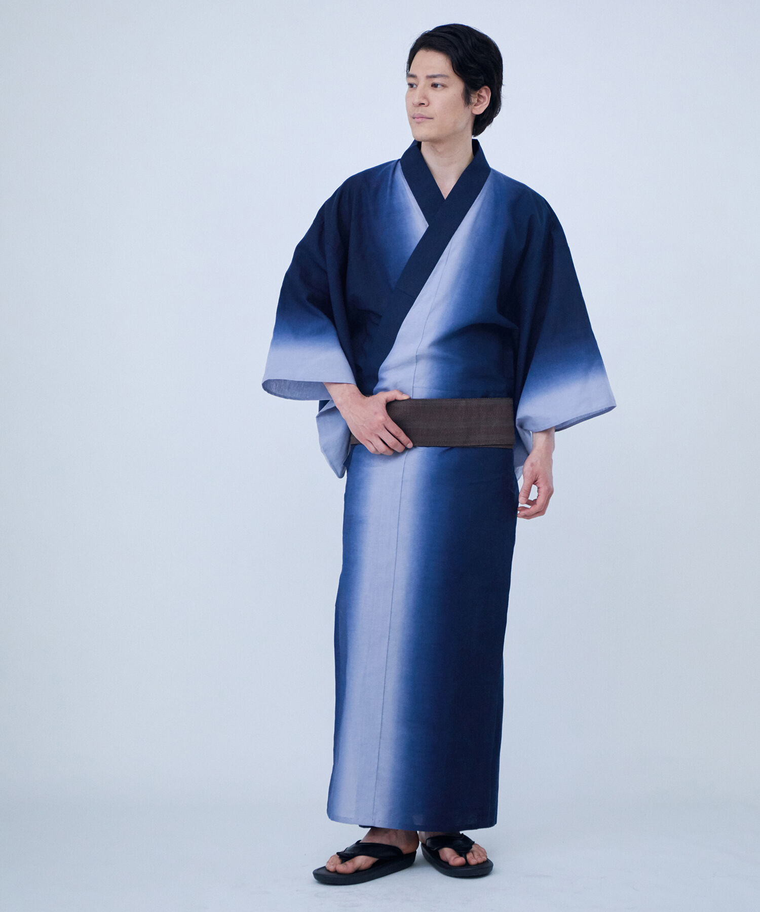 ADAM ET ROPE'「【WEB限定】【YAMATO for ADAM ET ROPE'】30th別注浴衣」|その他|ネイビー系(41)