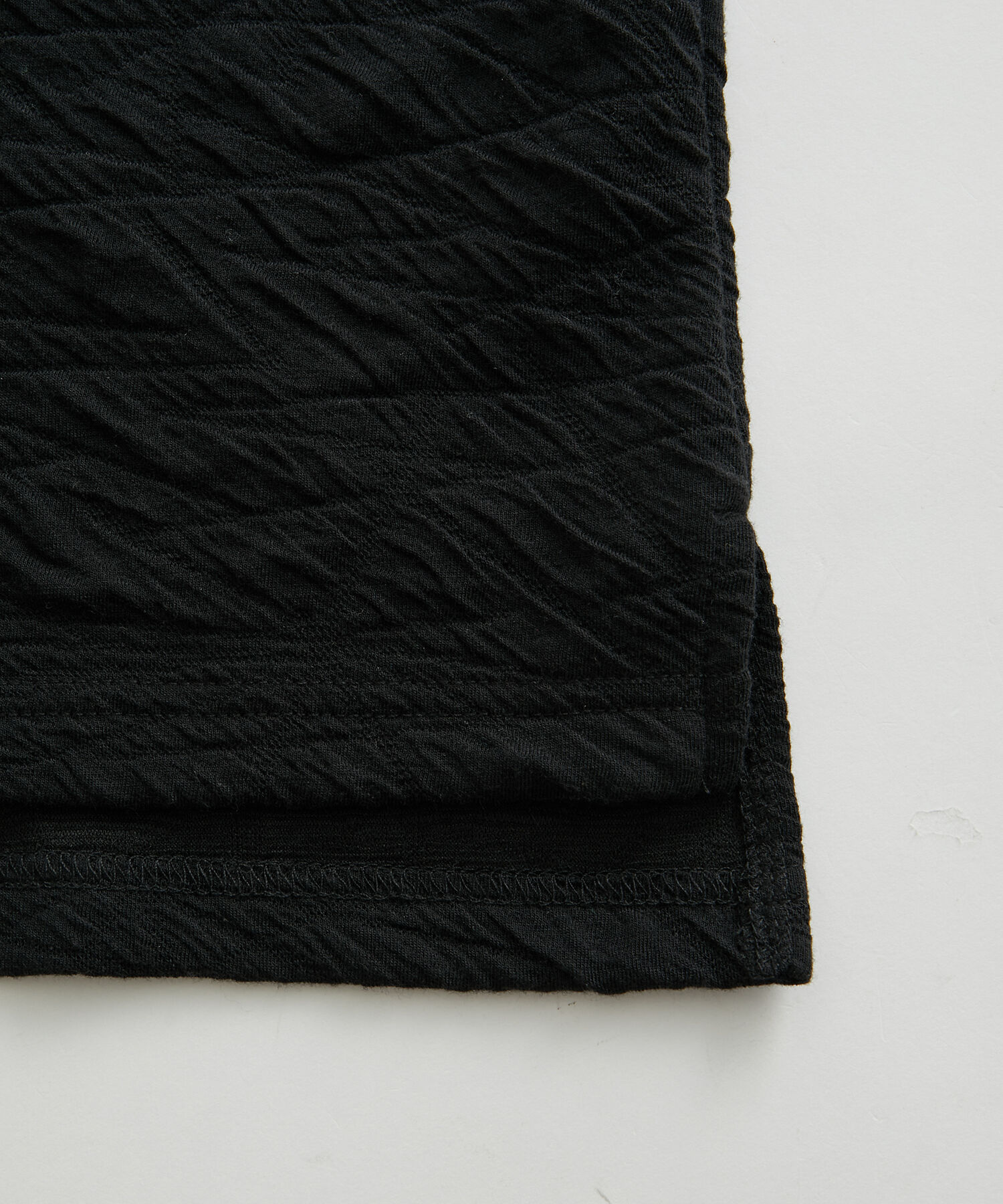 ADAM ET ROPE'「【WEB限定】ハーフスリーブ ジャガード ニットポロ / オーバーサイズ / ストレッチ / ユニセックス」|ポロシャツ|