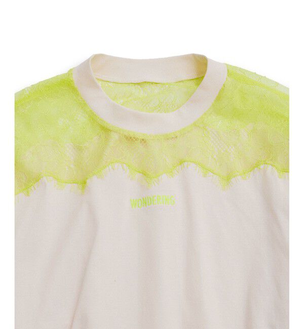 ADAM ET ROPE'「【サステナブル】レースロンTEE」|Tシャツ・カットソー|