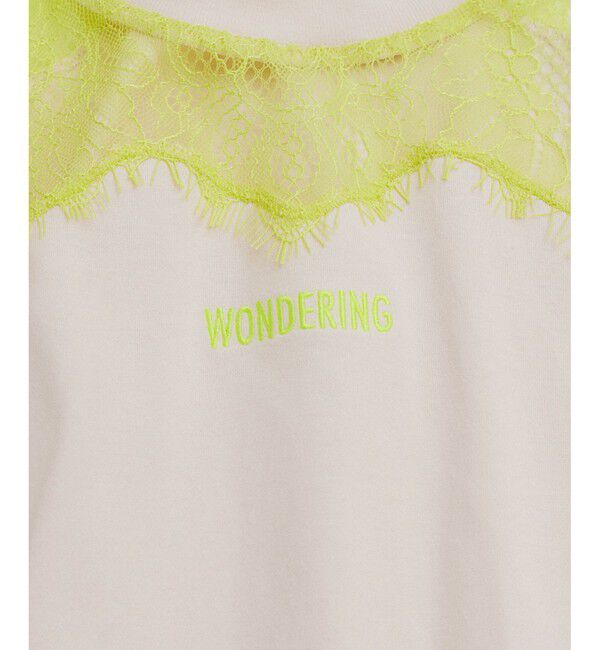 ADAM ET ROPE'「【サステナブル】レースロンTEE」|Tシャツ・カットソー|