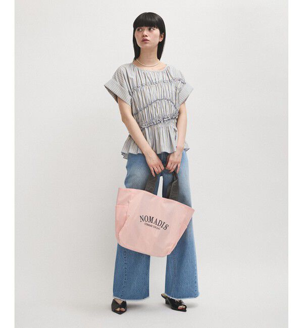 ADAM ET ROPE'「ポインテッドウェッジミュール」|サンダル|