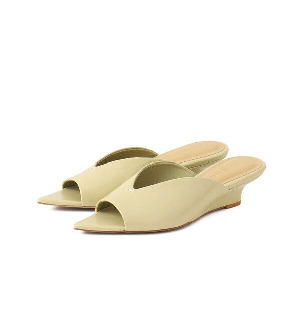 ADAM ET ROPE'「ポインテッドウェッジミュール」|サンダル|