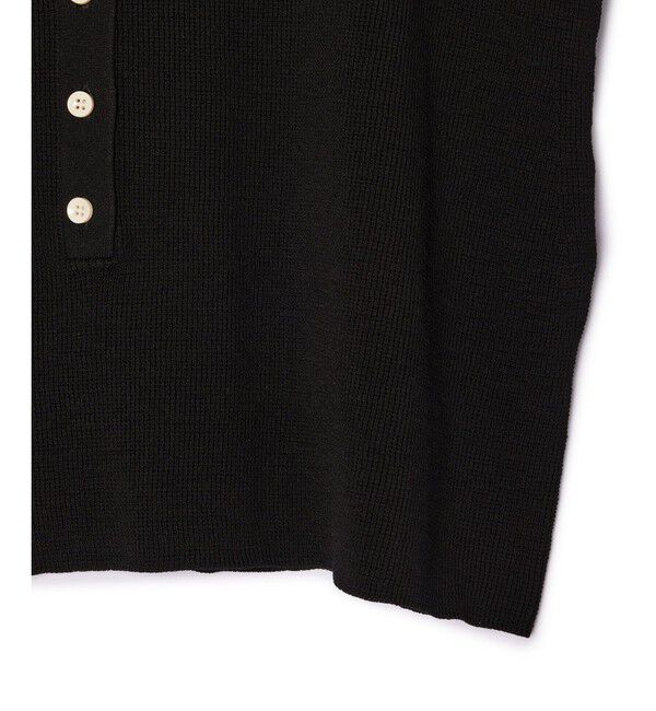 ADAM ET ROPE'「【WEB限定】・【サステナブル】ニットポロTEE」|ポロシャツ|