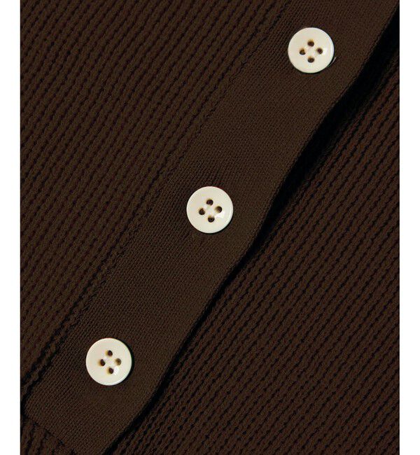 ADAM ET ROPE'「【WEB限定】・【サステナブル】ニットポロTEE」|ポロシャツ|