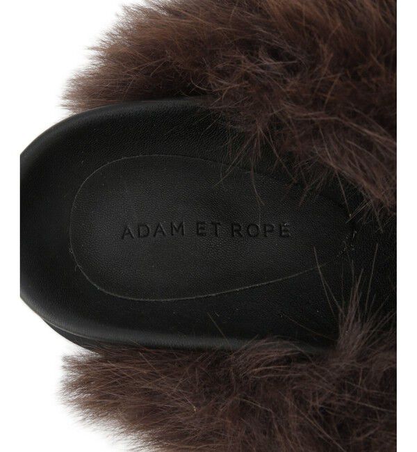 ADAM ET ROPE'「ボリュームファーサンダル」|サンダル|