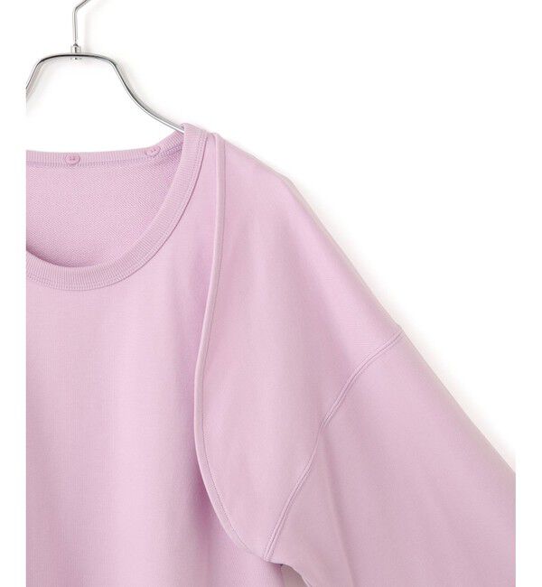 ADAM ET ROPE'「カスタマイズスリーブミニ裏毛トップス」|Tシャツ・カットソー|