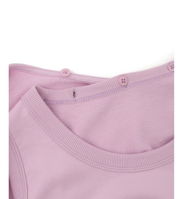 ADAM ET ROPE'「カスタマイズスリーブミニ裏毛トップス」|Tシャツ・カットソー|