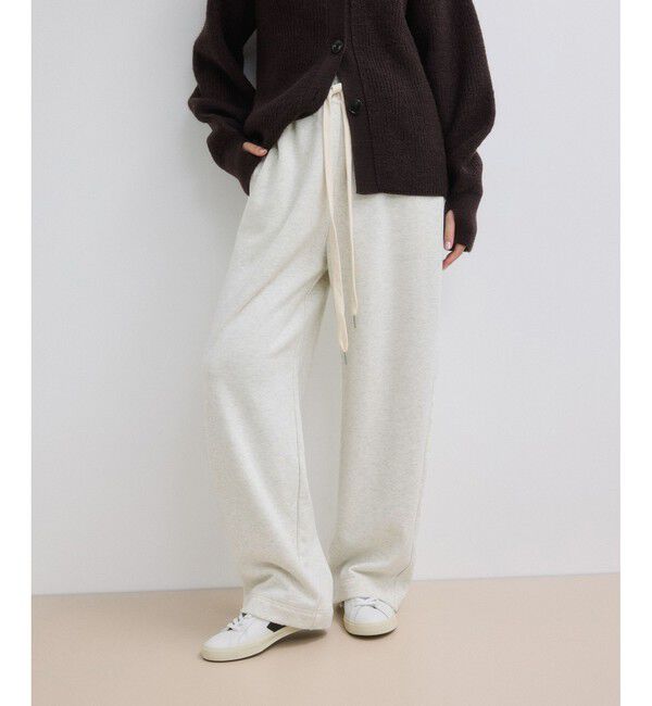 ADAM ET ROPE'「【WEB限定】ワイドスウェットパンツ」|チノ|