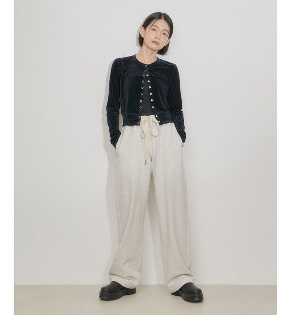 ADAM ET ROPE'「【WEB限定】ワイドスウェットパンツ」|チノ|