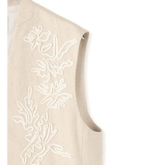 ADAM ET ROPE'「エンブロイダリージレ」|ベスト・ジレ|