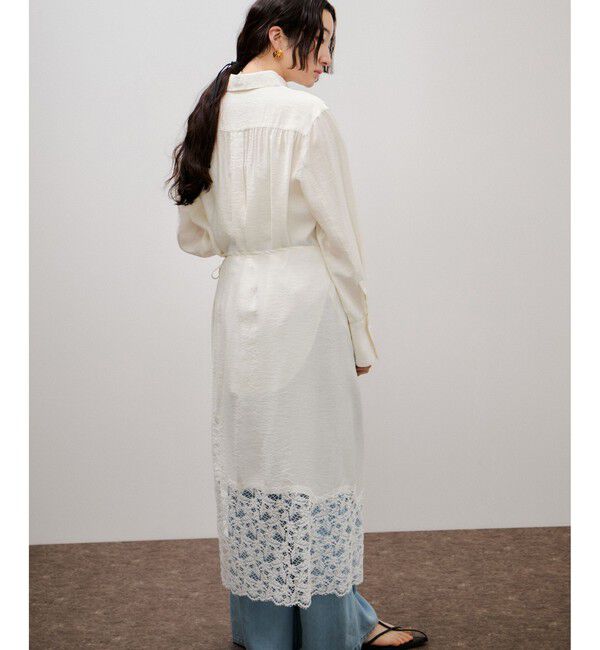 ADAM ET ROPE'「レイヤードシアーシャツ」|シャツ・ブラウス|