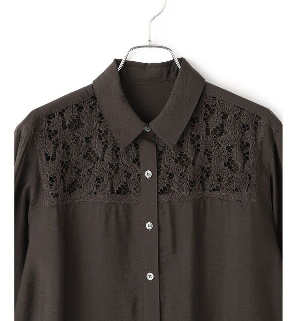 ADAM ET ROPE'「レイヤードシアーシャツ」|シャツ・ブラウス|