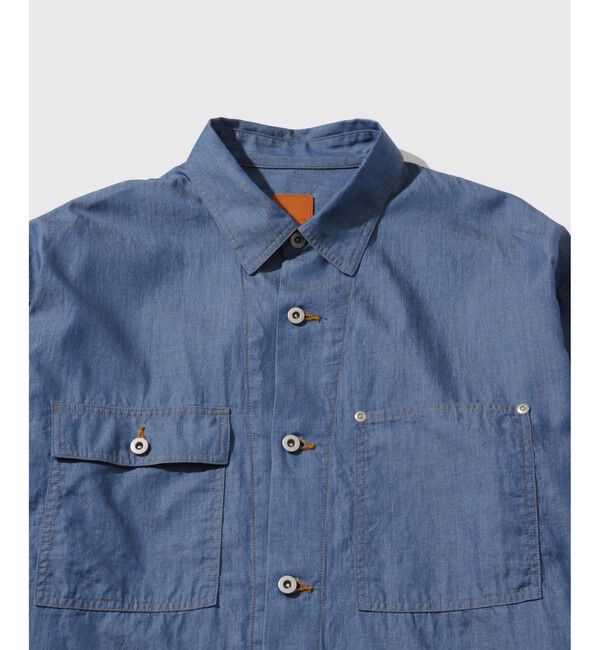 ADAM ET ROPE'「ライトオンスデニムシャツ ADAM ET ROPE' JEANS」|シャツ・ブラウス|