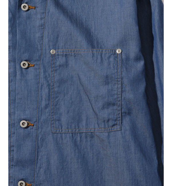 ADAM ET ROPE'「ライトオンスデニムシャツ ADAM ET ROPE' JEANS」|シャツ・ブラウス|