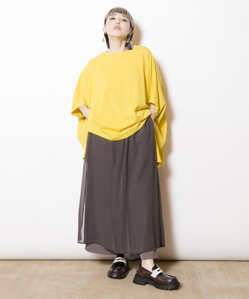  「シフォンレイヤードパンツ」|その他|