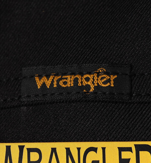  「Wrangler | 〈別注〉 WRANCHER ワイドスラックス BLACK MEN」|チノ|