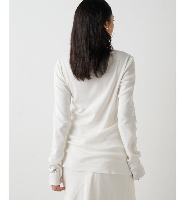  「コットンテレコクルーネックプルオーバー」|Tシャツ・カットソー|