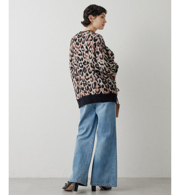  「ワイドフレアデニムパンツ」|チノ|