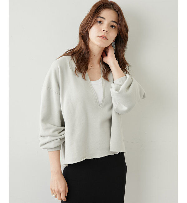  「スウェットVネックプルオーバー２」|Tシャツ・カットソー|