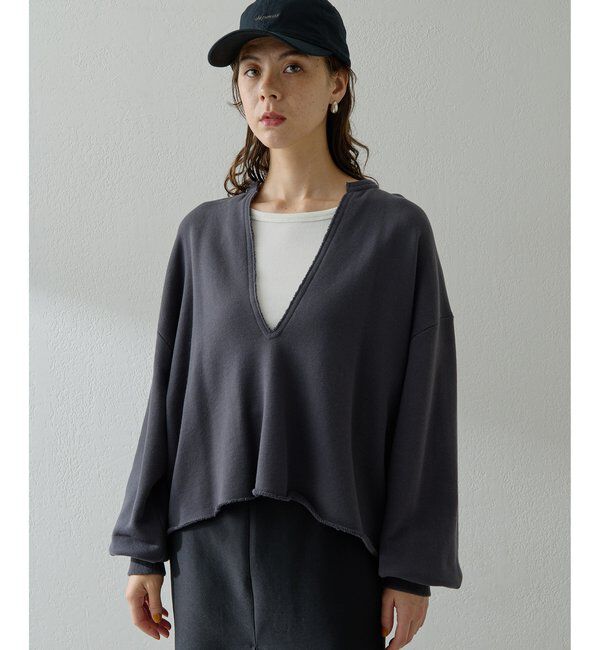  「スウェットVネックプルオーバー２」|Tシャツ・カットソー|