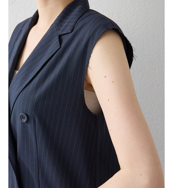  「【THE PAUSE】テーラーカラーノースリーブジャンプスーツ」|ワンピース|