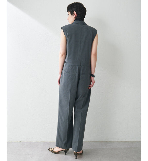  「【THE PAUSE】テーラーカラーノースリーブジャンプスーツ」|ワンピース|