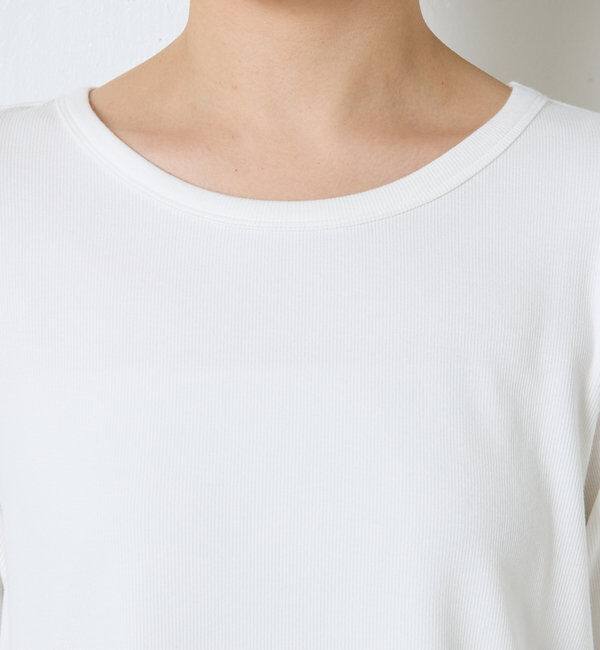  「 裾シアーロンT」|Tシャツ・カットソー|