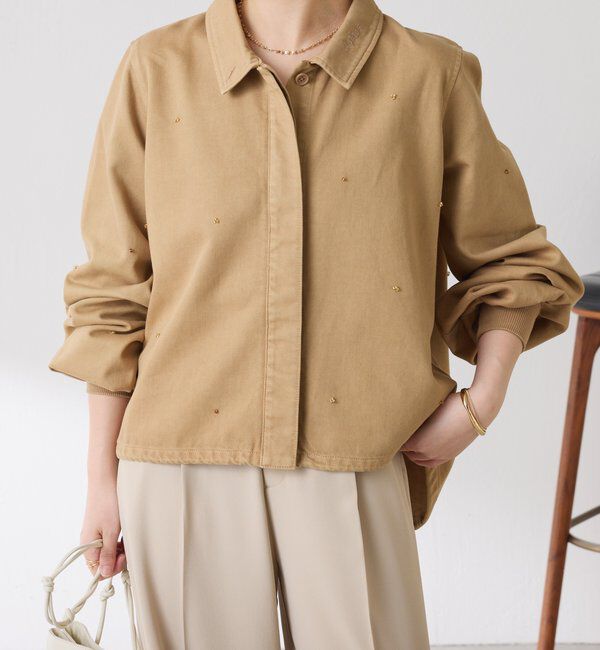  「Q.anos 2WAYデニムシャツ」|シャツ・ブラウス|