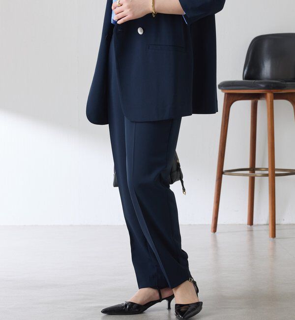  「ジャージスリムテーパードパンツ/セレモニー」|チノ|