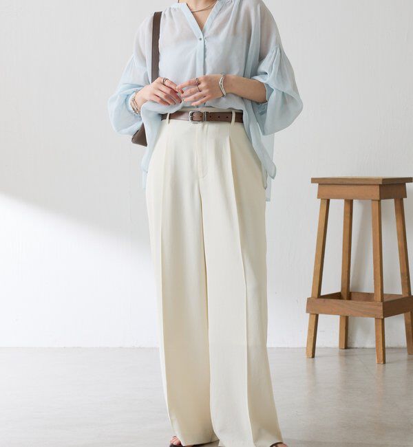  「ジャージワイドパンツ」|チノ|