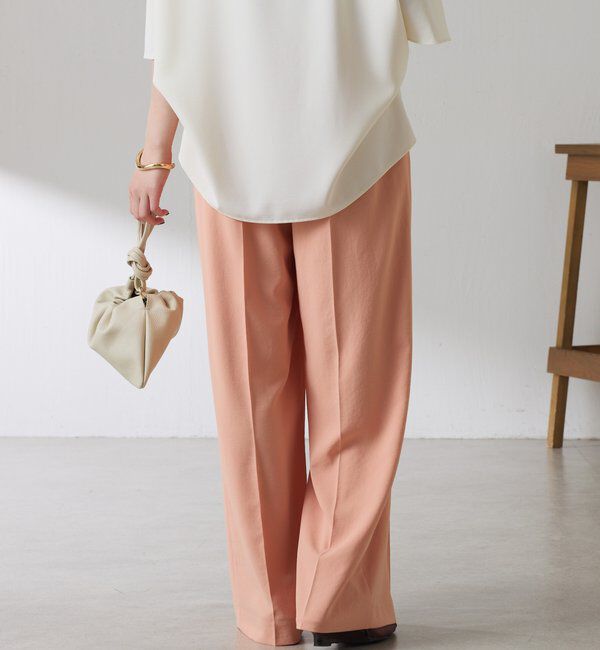  「ジャージワイドパンツ」|チノ|