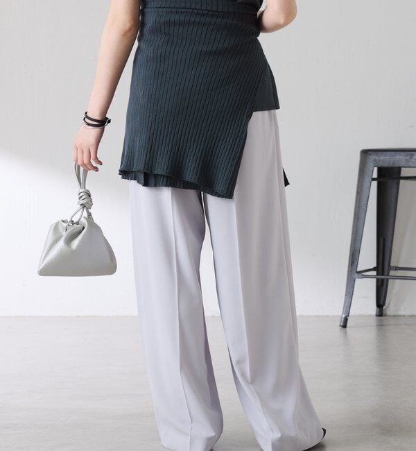  「ジャージワイドパンツ」|チノ|