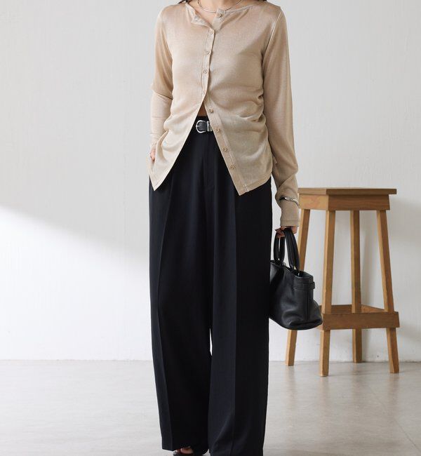  「ジャージワイドパンツ」|チノ|