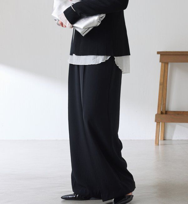  「ジャージワイドパンツ」|チノ|