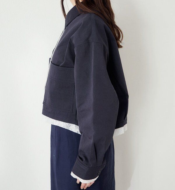  「【WEB先行/SETUP対応】レイヤードショートシャツジャケット」|その他|