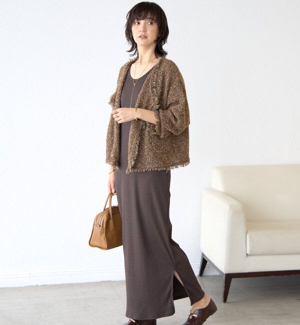  「【マイナス3kg/レビュー高評価☆】2WAYリブタンクワンピース」|ワンピース|