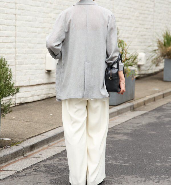  「予約【新色追加/ウォッシャブル】シアースラブオーバージャケット」|テーラードジャケット|