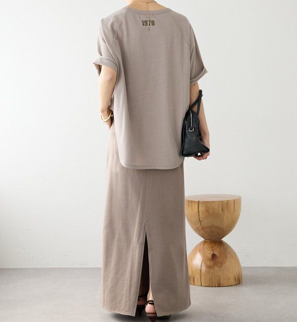  「予約【イージーな着心地】スエットロングスカート」|スカート|