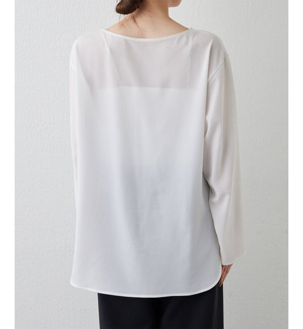  「ラウンドブラウスTee」|シャツ・ブラウス|