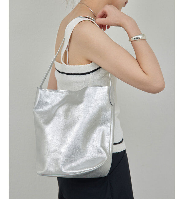  「【2.718】ワンハンドルトートバッグ」|トートバッグ|シルバー