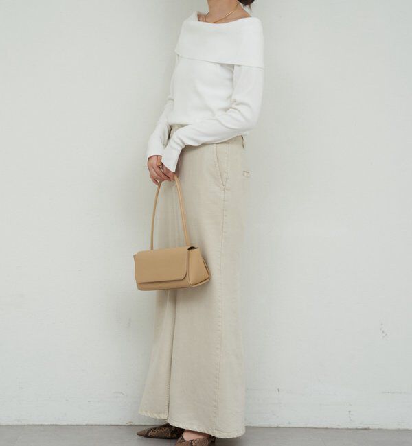  「【手洗い可】オフショルニット」|ニット・セーター|