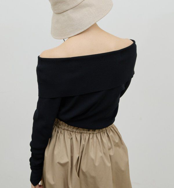  「【手洗い可】オフショルニット」|ニット・セーター|